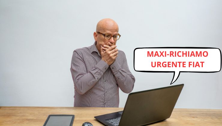 Uomo scioccato davanti al PC