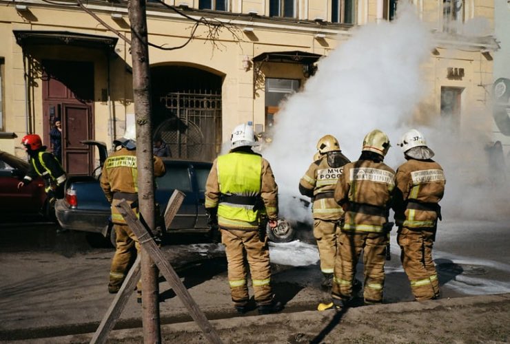 Incendio nella Capitale