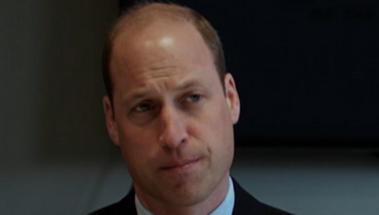 Primo piano del Principe William