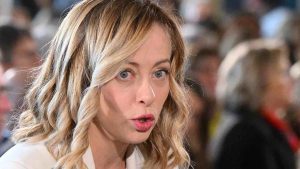 La premier Giorgia Meloni