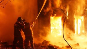 Incendio a Roma