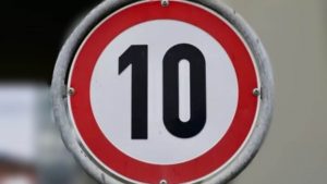 Limite di velocità a piedi